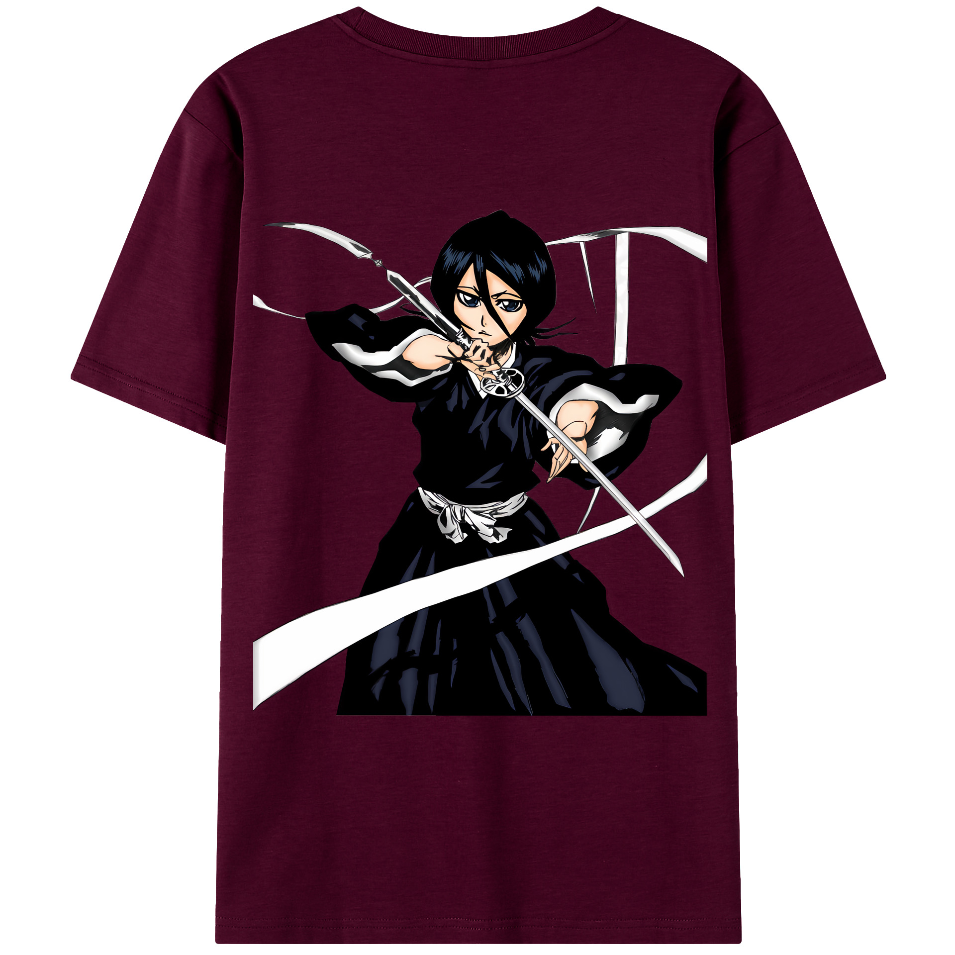 （画像用） ブリーチ 朽木ルキア BLEACH Kuchiki Rukia レディース半袖Tシャツ(バックプリント)